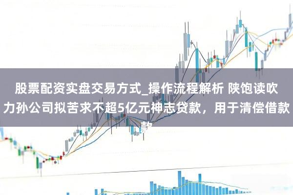 股票配资实盘交易方式_操作流程解析 陕饱读吹力孙公司拟苦求不超5亿元神志贷款，用于清偿借款