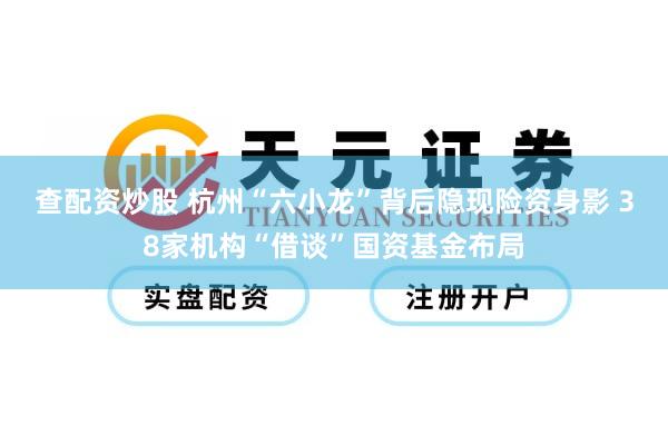 查配资炒股 杭州“六小龙”背后隐现险资身影 38家机构“借谈”国资基金布局